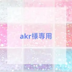 akr様専用ページ