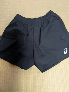 asics 黒 ショートパンツ L バレーボール