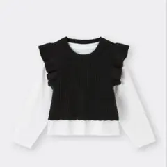 GU ニットベスト レイヤードT 110