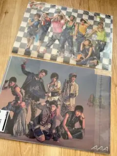 AAA クリアファイル2枚セット