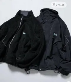 リバーシブルライナーセット 4way スタンドカラーブルゾン/ナイロンフリース