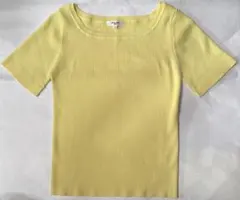 NATURAL BEAUTY BASIC イエロー半袖トップス M