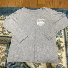 モンベル　ロンT 長袖カットソー　130センチ　グレー