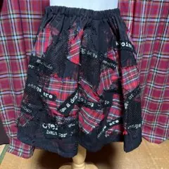 h.NAOTO h.anarchy メッシュ　タータンチェック　退廃スカートのサムネイル
