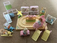 シルバニアファミリー 人形と遊具セット
