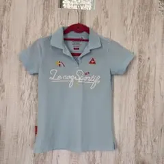 le coq sportif ゴルフポロシャツ S 水色