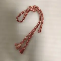 帯締め 赤茶色系 組紐 着物小物