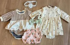 女の子ベビー服　リボン　ヘアバンド　まとめ売り　春秋冬
