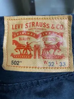 リーバイス LEVI 502 ブラック W31 W32 L33 表示サイズより小