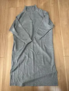 HUG.U ハーフジップワンピース ロングワンピース