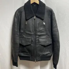 HERMES エルメス ナイロンレザーライダースブルゾン 正規品 高級 上品 HERMES（レザージャケット）のフリマアイテム一覧