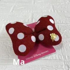 ディズニー ミニー ヘアゴム ヘアポニー リボン