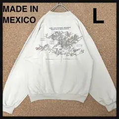 【US古着】メキシコ製　ベージュ　JERZEES L バックプリントのサムネイル