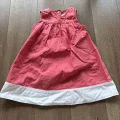 プチバトー　切り替えワンピース　24m