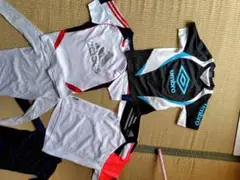 サッカーウェアセット（adidas/umbro）　130 7枚セット