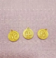 イエス様　コイン　ゴールド系　パーツ