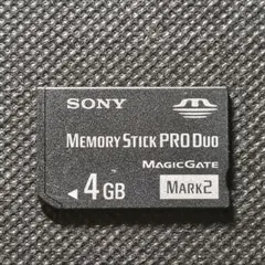 SONY MEMORY STICK PRO Duo 4GB MARK2
