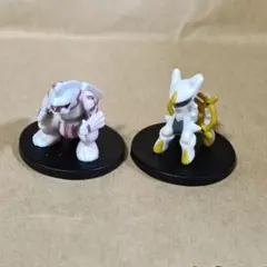 ●ポケモン ダイヤモンド＆パール ミニフィギュア アルセウス　パルキア