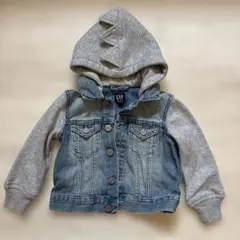 GAP デニムジャケット フード付き 18-24ヶ月