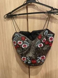 GUESS スパンコール刺繍ビスチェのサムネイル