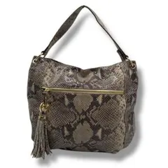 希少　マイケルコース　ワンショルダー　バッグ　パイソン　柄　肩掛け