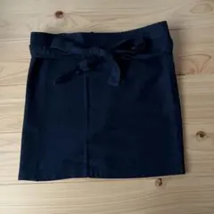 コットン エプロン 紺色　子供用　2点