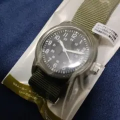 ダイソー ミリタリーウォッチ オリーブ　新品未使用