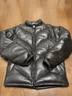Schott ブラックレザーダウン　245D 38 美品　シーズンオフ特価のサムネイル