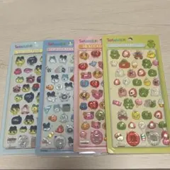て*ぬ様 たまごっち Tamagotchi 3Dステッカー 4枚セット