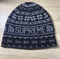 SUPREME ノルディック柄ニット帽