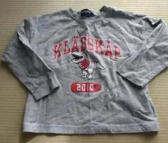 klädkåp グレー 長袖Tシャツ 100