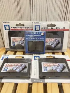 ELECOM SDメモリーカードケース 12枚収納×4☆のサムネイル