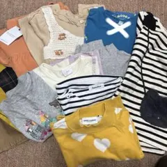 キッズ服セット 110cm 長袖トップスとパンツ