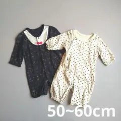 ベビー 服 長そで ロンパース 50~60cm まとめ売り 女の子