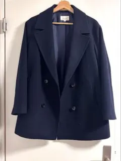 ORIHICA オリヒカ　RHYME ネイビー コート　M ウールPコート