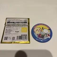 ちいかわ×サンリオキャラクターズ 全6種　ランダム缶バッチ　シーサー