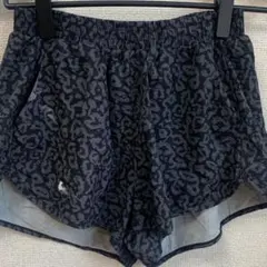 ✨️新商品✨️レオパード柄 ランニングショートパンツ【M】インナー付き