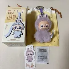 ラブブ　イニシャル　ピンフォーラブ　M ポップマート PIN FOR LOVE