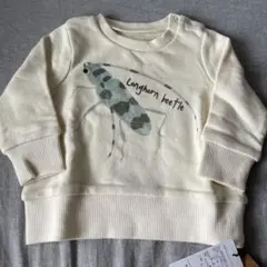 【新品タグ付】INSECT MARKET かみきりむしくんプリントスウェット85