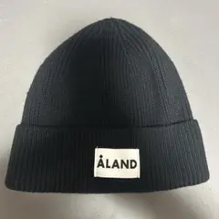 ALAND ニット帽 ビーニー ブラック