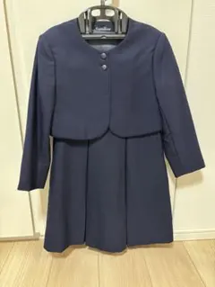 familiar フォーマルドレス 115 ネイビー　小学校受験