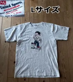 【USA製】　半袖Tシャツ　ユナイテッドスポーツ　松原良香　サッカー選手　Lのサムネイル