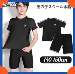 ジュニア男の子スクール水着半袖キッズセパレートショートスイムパンツプールビーチ