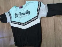 子供用Tシャツ 140cm ミント＆ブラック