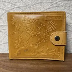 【希少】【極美品】CHINGGIS KHAAN 本革 二つ折り財布 レザーのサムネイル