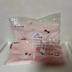 サンリオ　ハローキティ　当りくじ　ポーチ　巾着　トートバッグ　3点セット