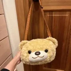 くまちゃん クマ ショルダーバッグ ぬいぐるみ ベージュ
