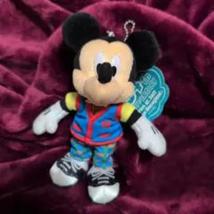 ディズニー　ミッキー　34周年　ぬいぐるみバッジ　トゥーンタウン