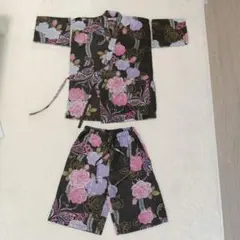 Ruby 花柄甚平 上下セット 130