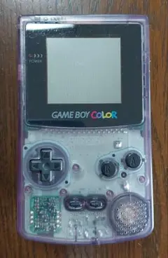 ゲームボーイカラー 本体 クリアパープル
